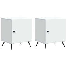 Nachtkastje 2 pcs Wit 43 x 34,5 x 50 cm Bewerkt hout