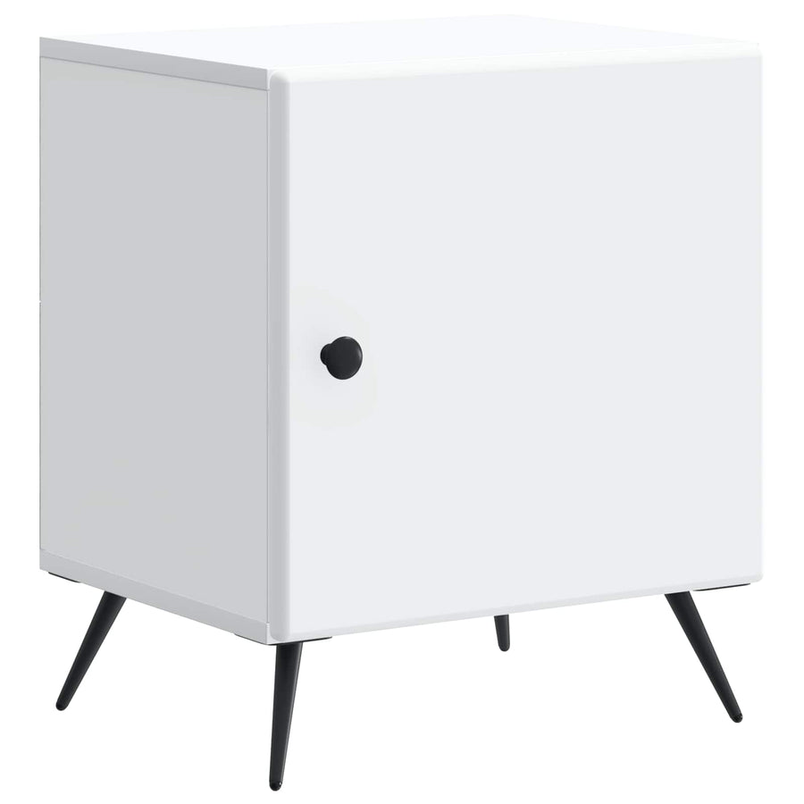 Nachtkastje 2 pcs Wit 43 x 34,5 x 50 cm Bewerkt hout