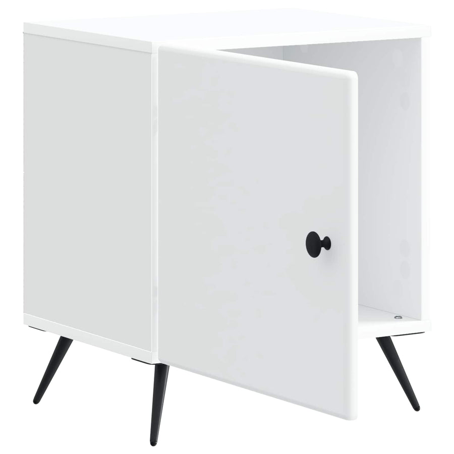 Nachtkastje 2 pcs Wit 43 x 34,5 x 50 cm Bewerkt hout