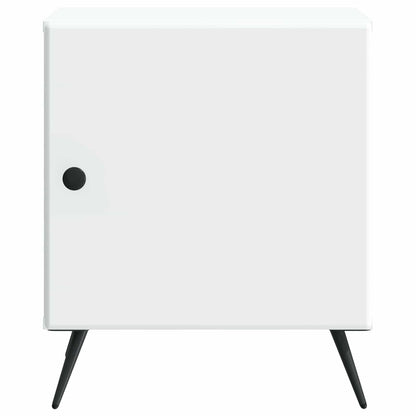 Nachtkastje 2 pcs Wit 43 x 34,5 x 50 cm Bewerkt hout