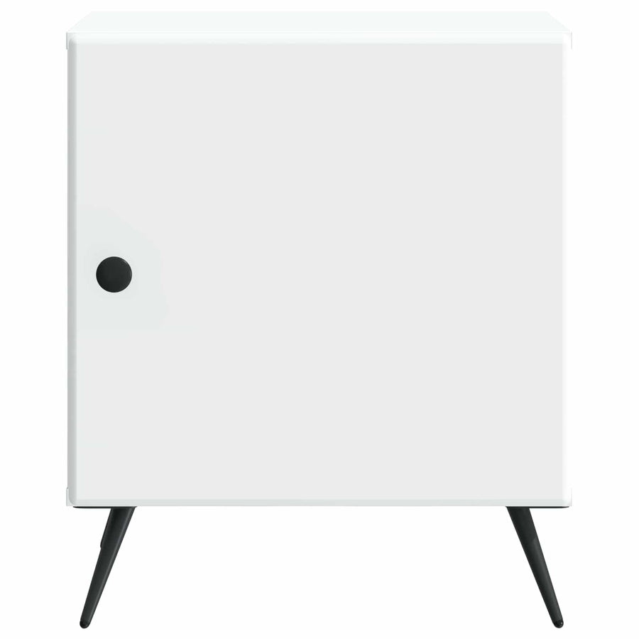 Nachtkastje 2 pcs Wit 43 x 34,5 x 50 cm Bewerkt hout