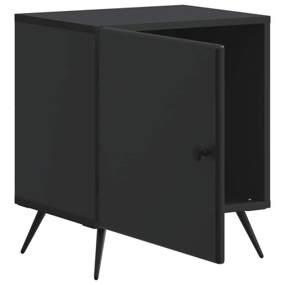 Nachtkastje 2 pcs Zwart 43 x 34,5 x 50 cm Bewerkt hout