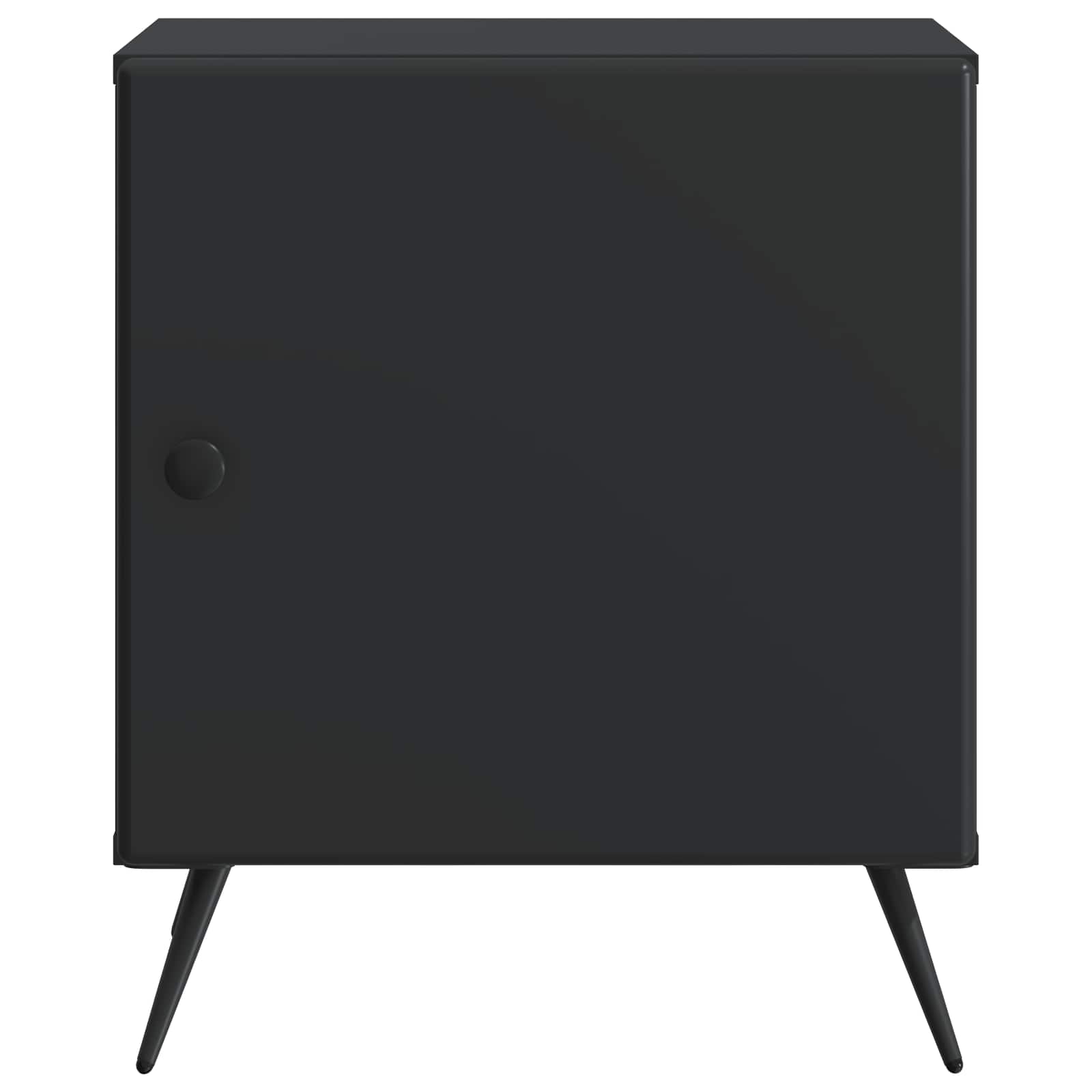 Nachtkastje 2 pcs Zwart 43 x 34,5 x 50 cm Bewerkt hout