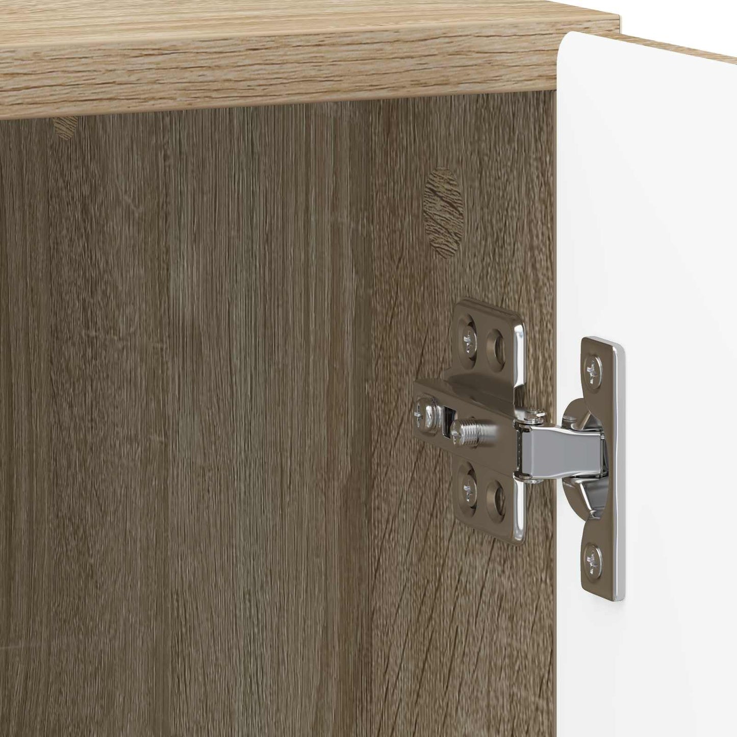 Nachtkastje Sonoma Eiken 43 x 34,5 x 50 cm Bewerkt hout