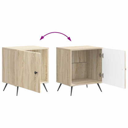 Nachtkastje Sonoma Eiken 43 x 34,5 x 50 cm Bewerkt hout