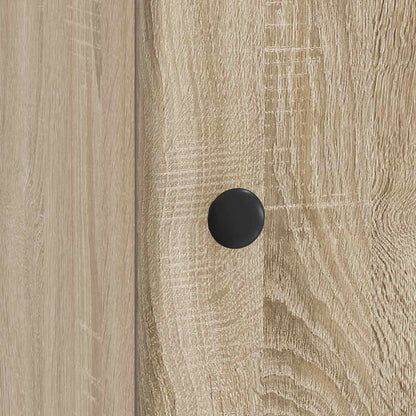 Nachtkastje 2 pcs Sonoma Eiken 43 x 34,5 x 50 cm Bewerkt hout