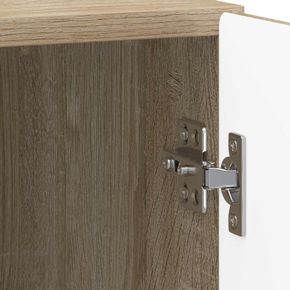 Nachtkastje 2 pcs Sonoma Eiken 43 x 34,5 x 50 cm Bewerkt hout
