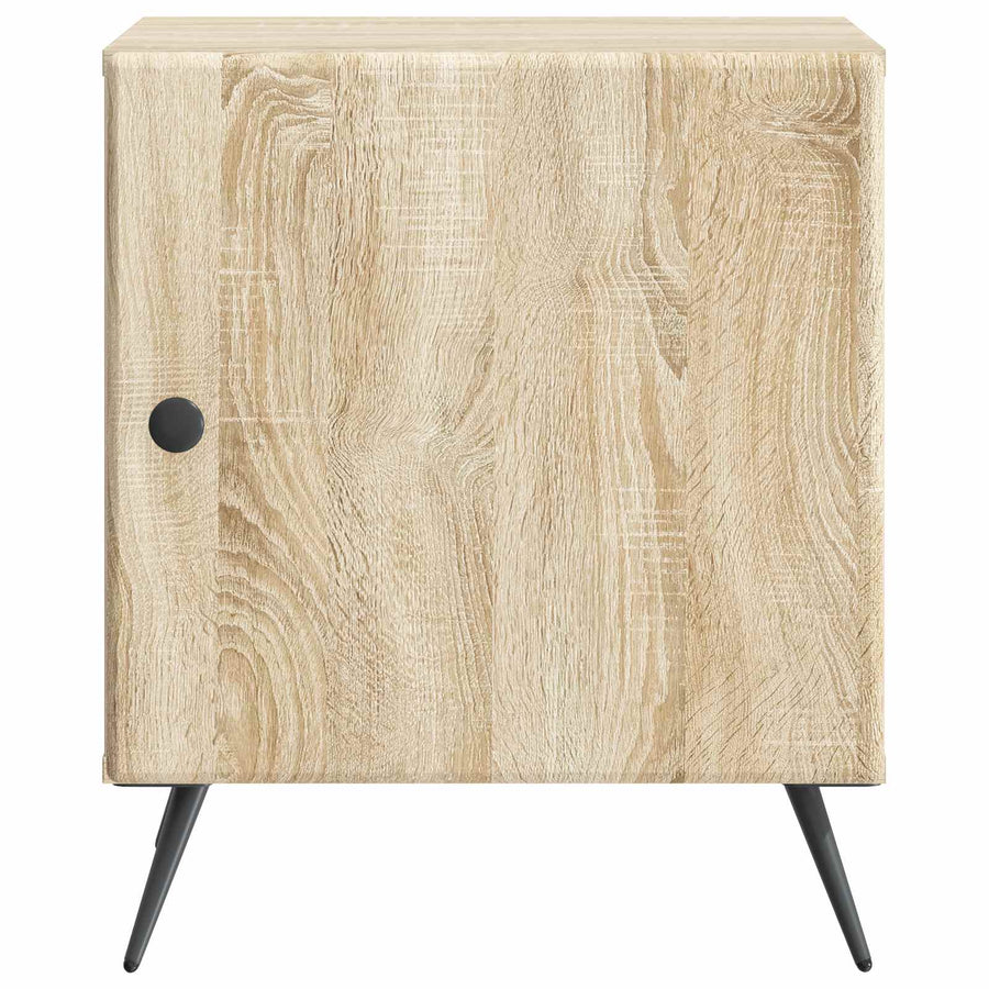 Nachtkastje 2 pcs Sonoma Eiken 43 x 34,5 x 50 cm Bewerkt hout