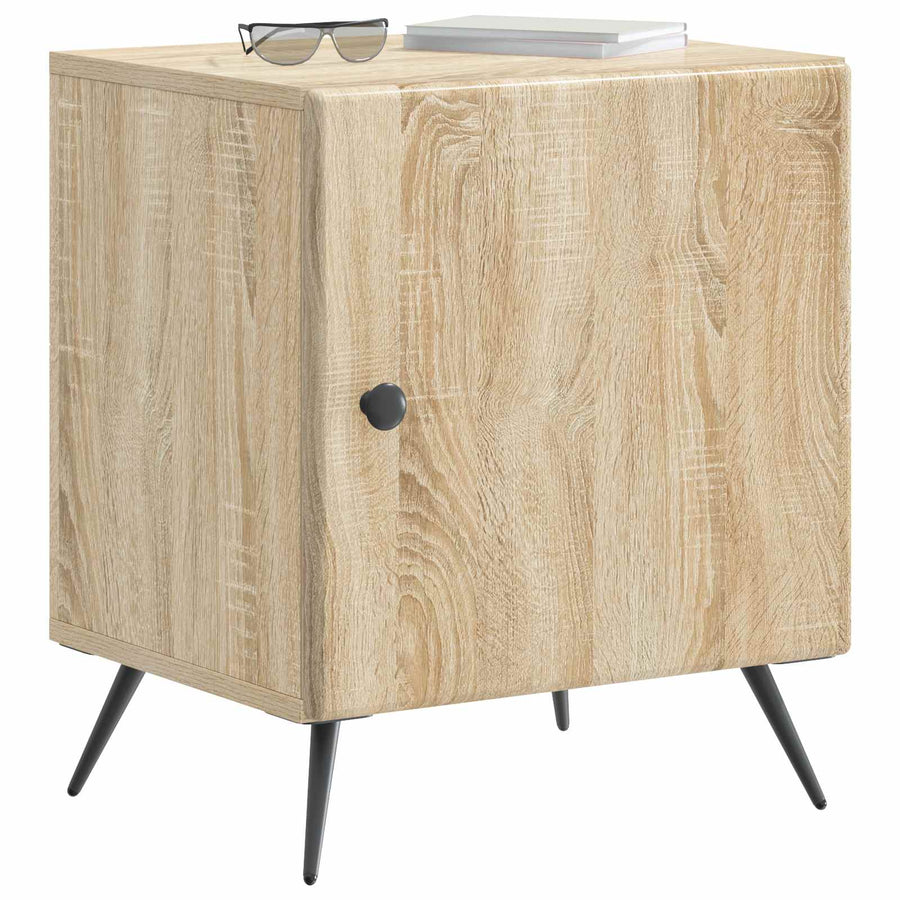 Nachtkastje 2 pcs Sonoma Eiken 43 x 34,5 x 50 cm Bewerkt hout
