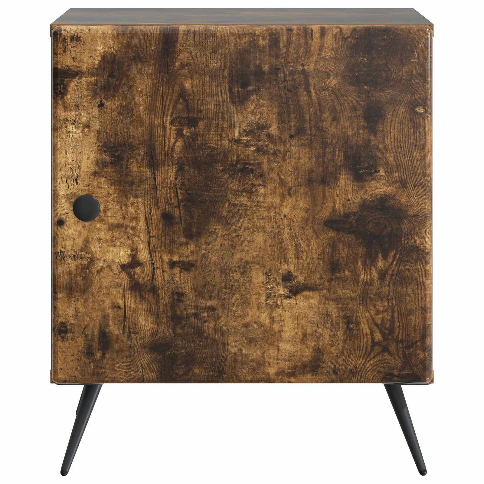 Nachtkastje Gerookt eiken 43 x 34,5 x 50 cm Bewerkt hout