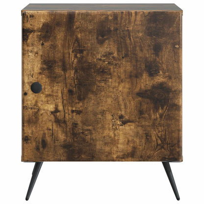 Nachtkastje Gerookt eiken 43 x 34,5 x 50 cm Bewerkt hout