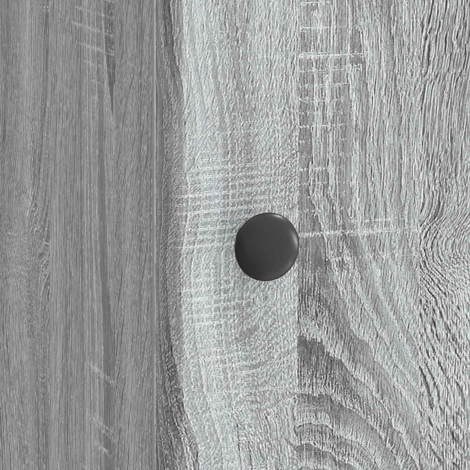 Nachtkastje Grijs sonoma 43 x 34,5 x 50 cm Bewerkt hout