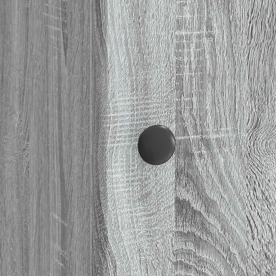 Nachtkastje Grijs sonoma 43 x 34,5 x 50 cm Bewerkt hout