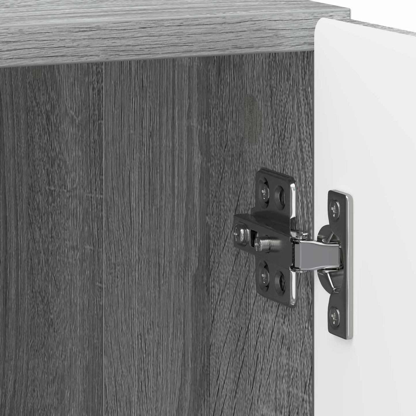 Nachtkastje 2 pcs Grijs sonoma 43 x 34,5 x 50 cm Bewerkt hout