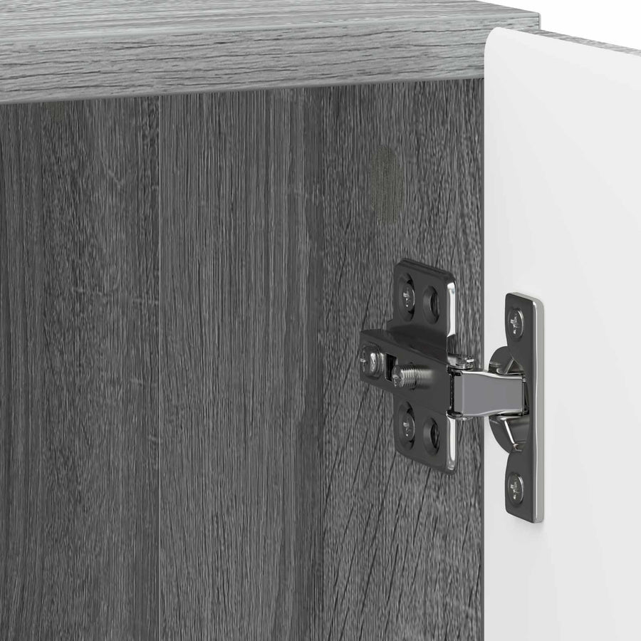 Nachtkastje 2 pcs Grijs sonoma 43 x 34,5 x 50 cm Bewerkt hout