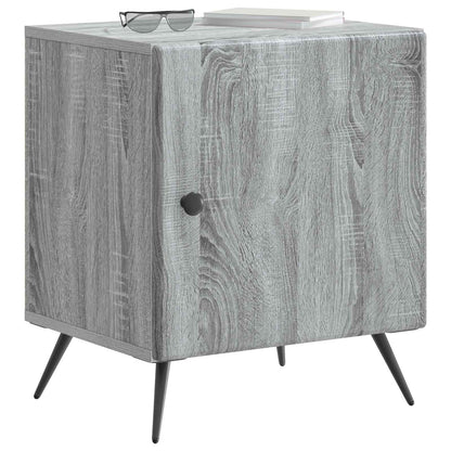 Nachtkastje 2 pcs Grijs sonoma 43 x 34,5 x 50 cm Bewerkt hout