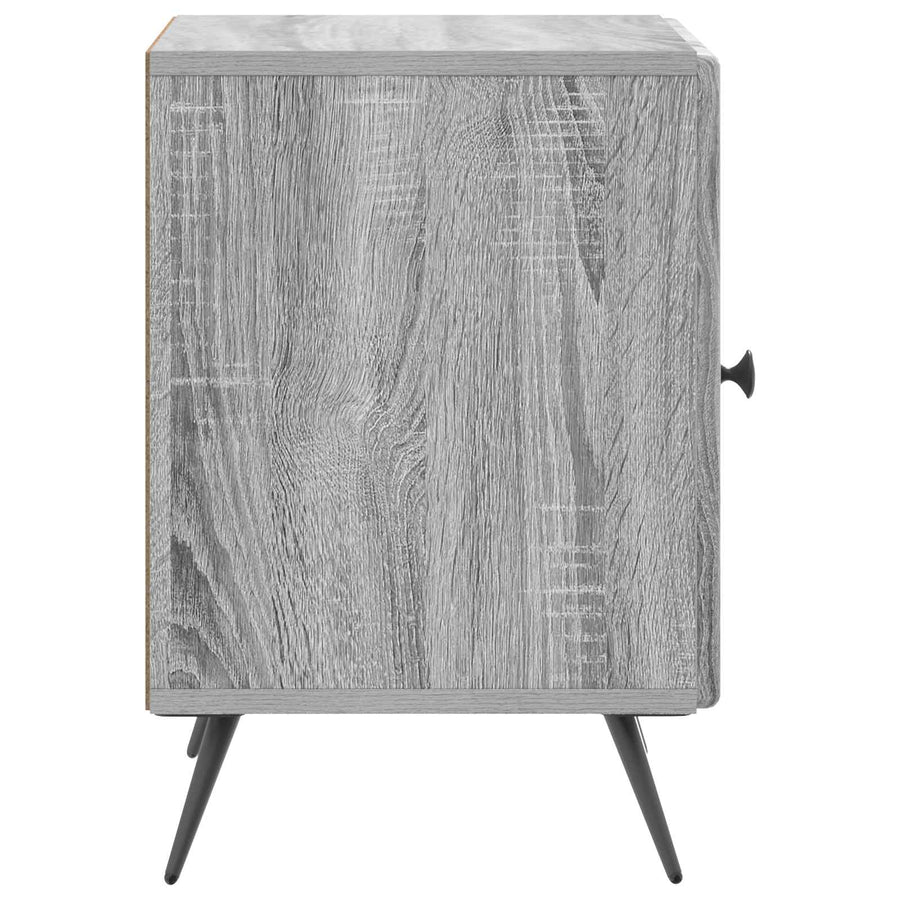 Nachtkastje 2 pcs Grijs sonoma 43 x 34,5 x 50 cm Bewerkt hout