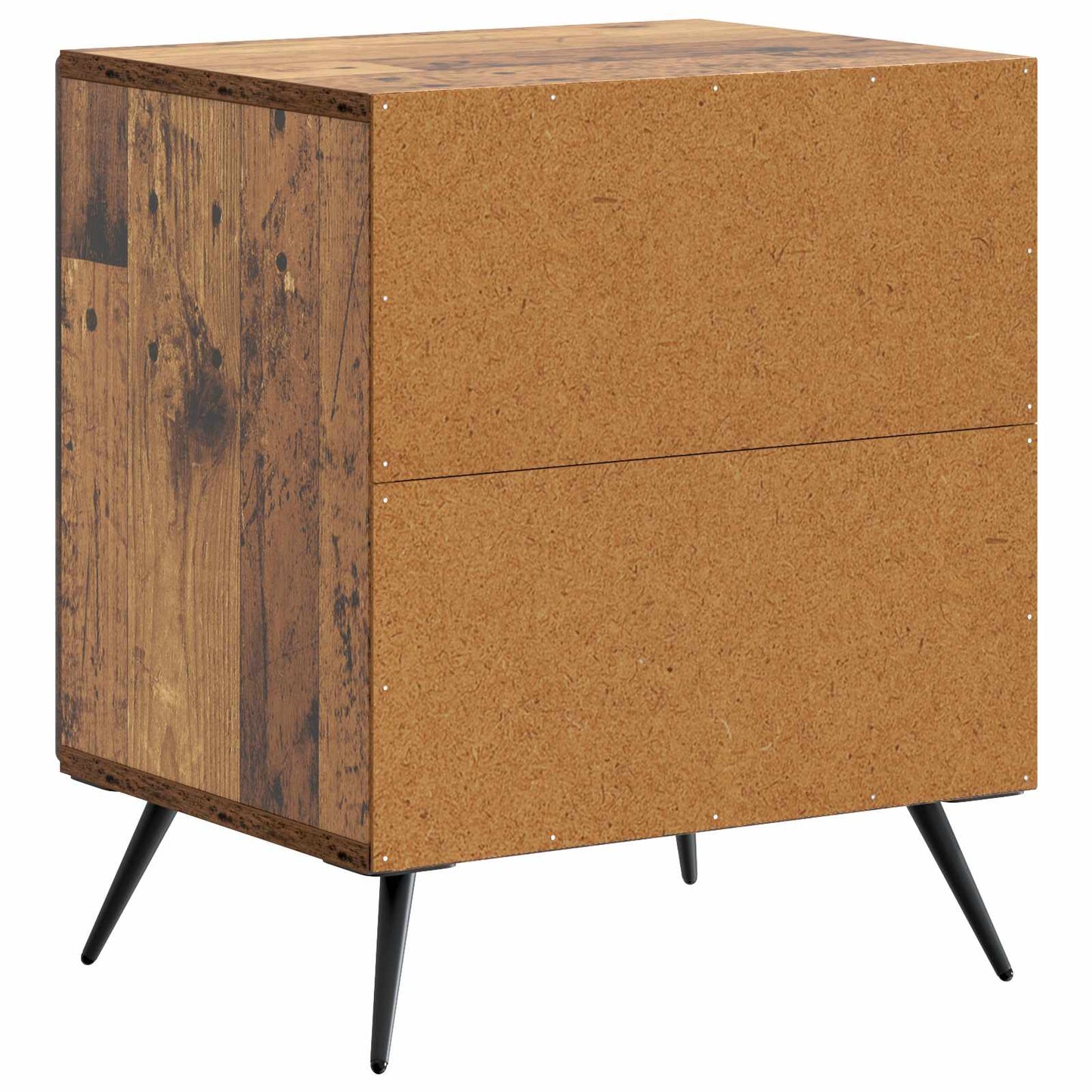 Nachtkastje 2 pcs Oud hout 43 x 34,5 x 50 cm Bewerkt hout