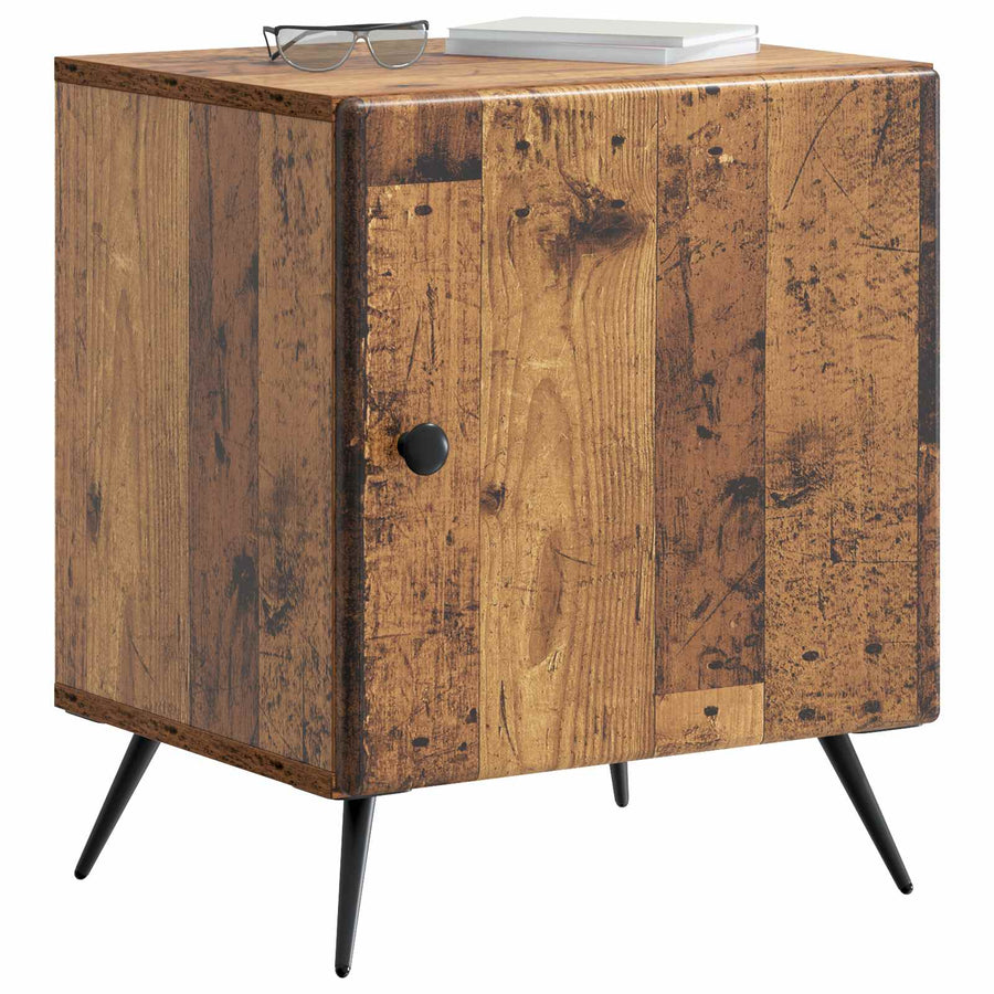 Nachtkastje 2 pcs Oud hout 43 x 34,5 x 50 cm Bewerkt hout