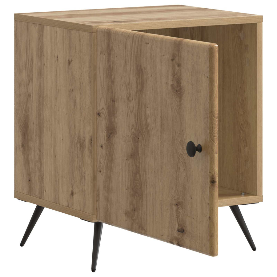 Nachtkastje Artisanaal eiken 43 x 34,5 x 50 cm Bewerkt hout