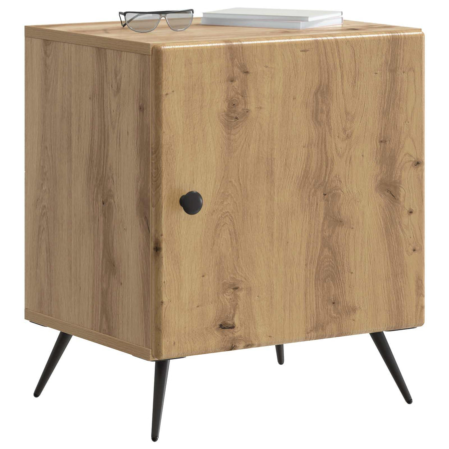 Nachtkastje Artisanaal eiken 43 x 34,5 x 50 cm Bewerkt hout