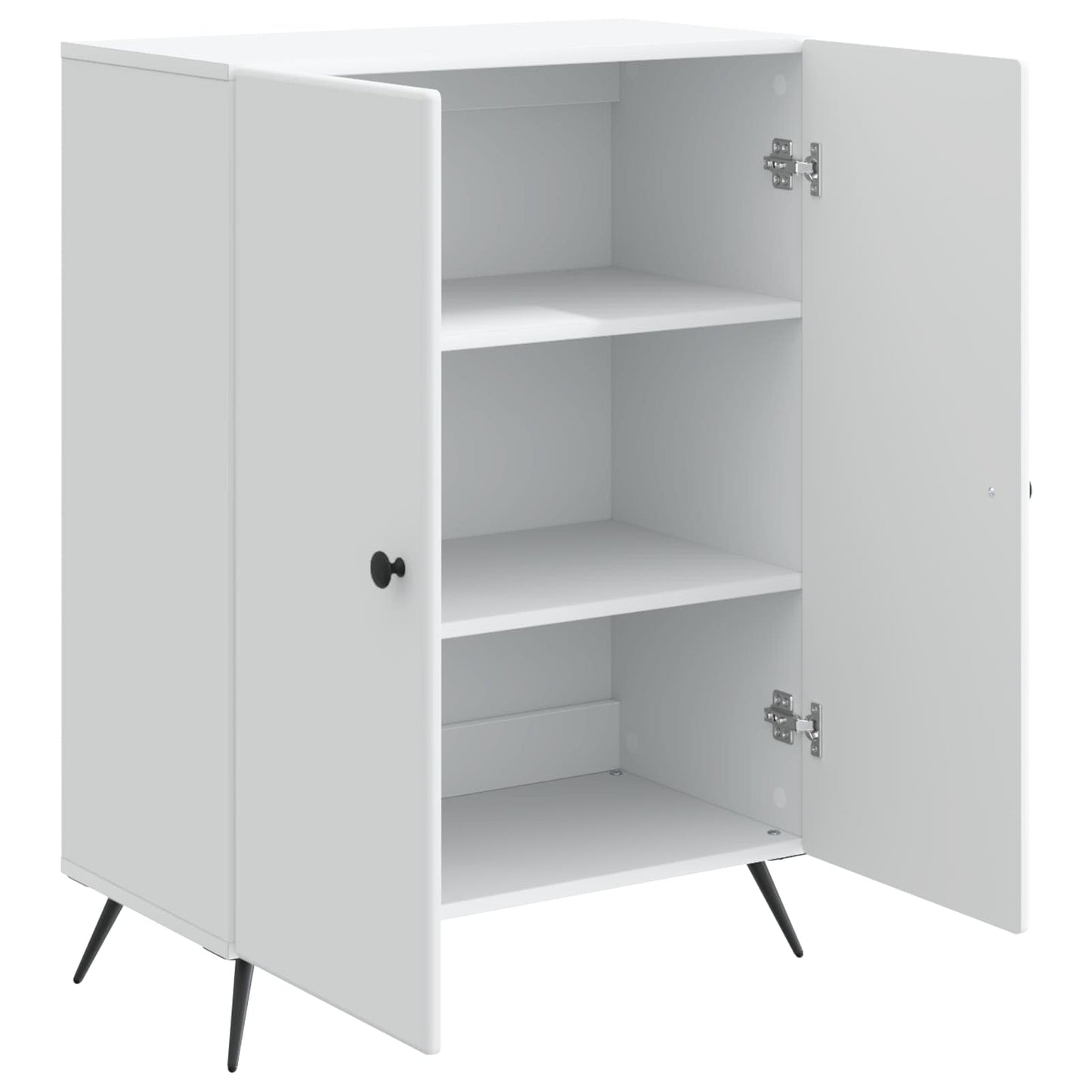 Dressoir Wit 66 x 34,5 x 90 cm Bewerkt hout