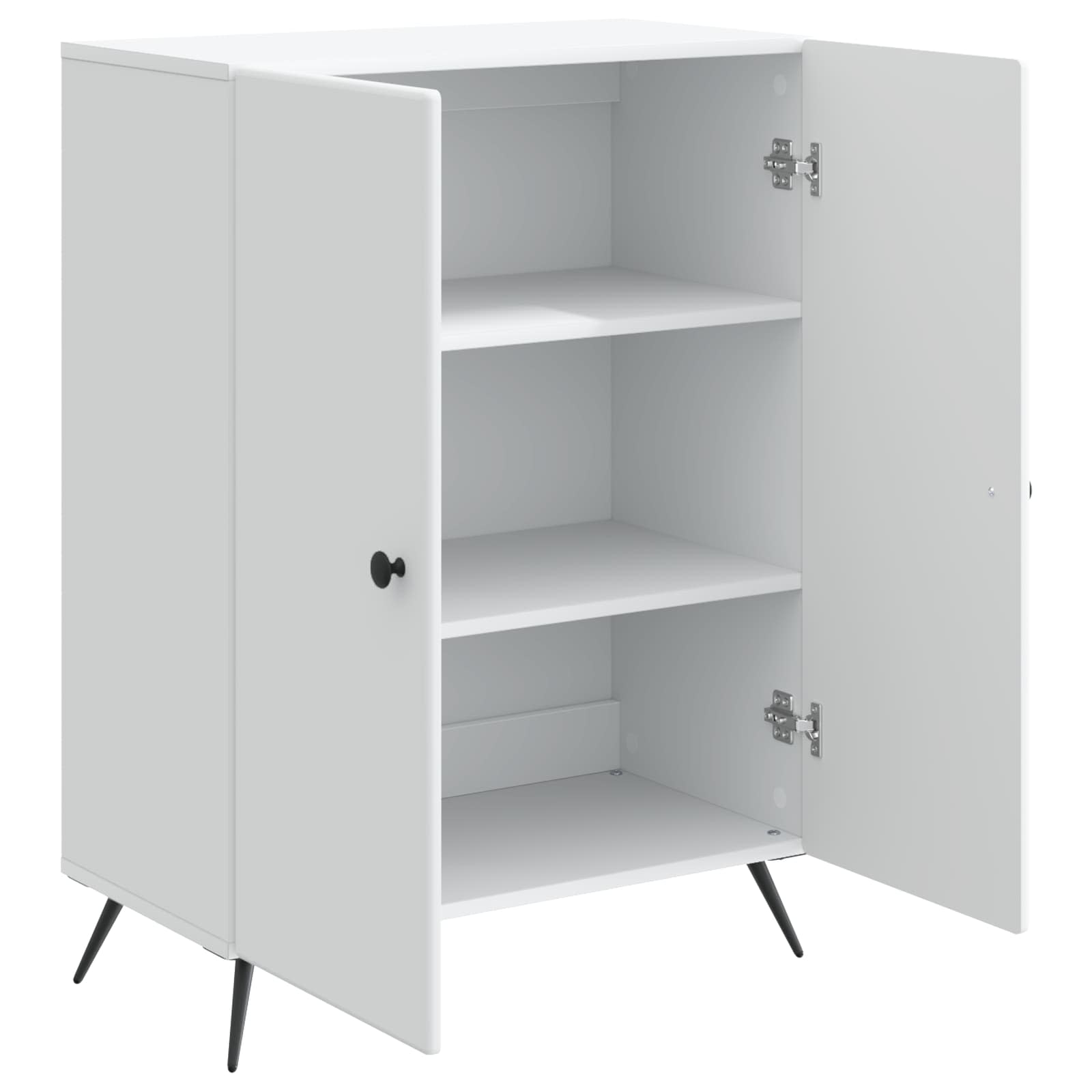Dressoir Wit 66 x 34,5 x 90 cm Bewerkt hout