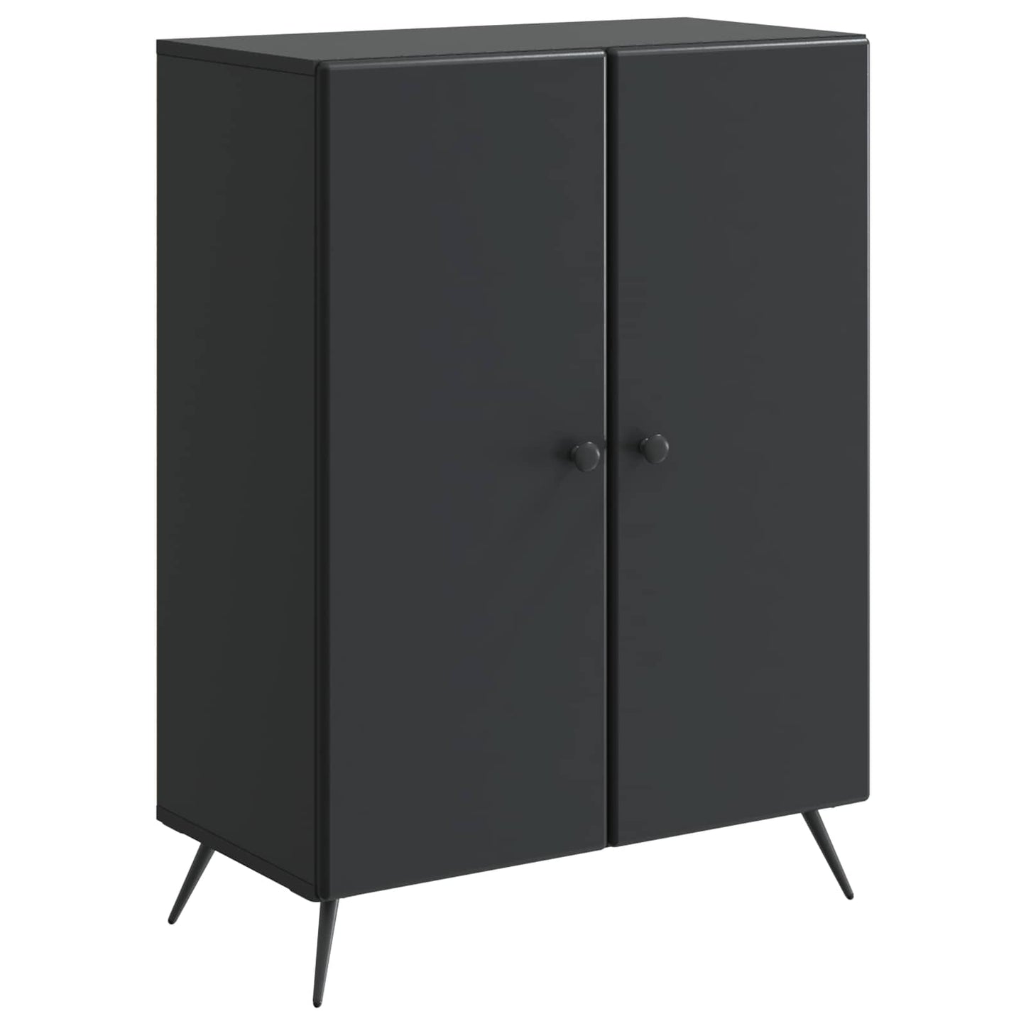 Dressoir Zwart 66 x 34,5 x 90 cm Bewerkt hout