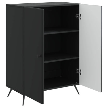 Dressoir Zwart 66 x 34,5 x 90 cm Bewerkt hout