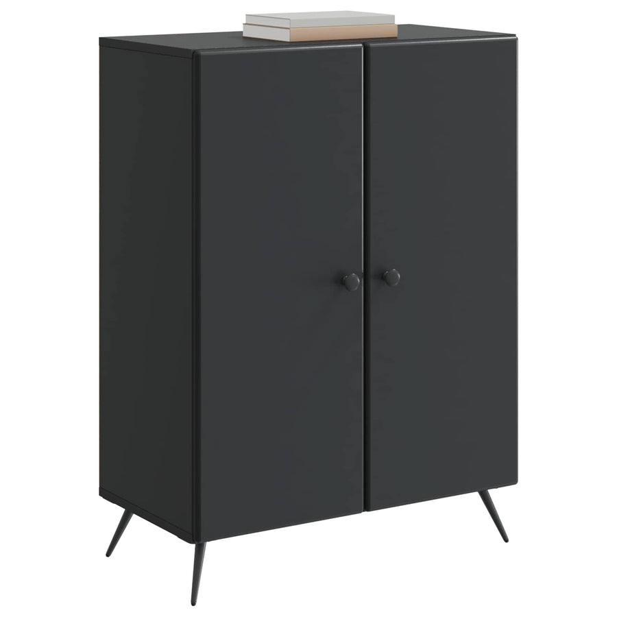 Dressoir Zwart 66 x 34,5 x 90 cm Bewerkt hout