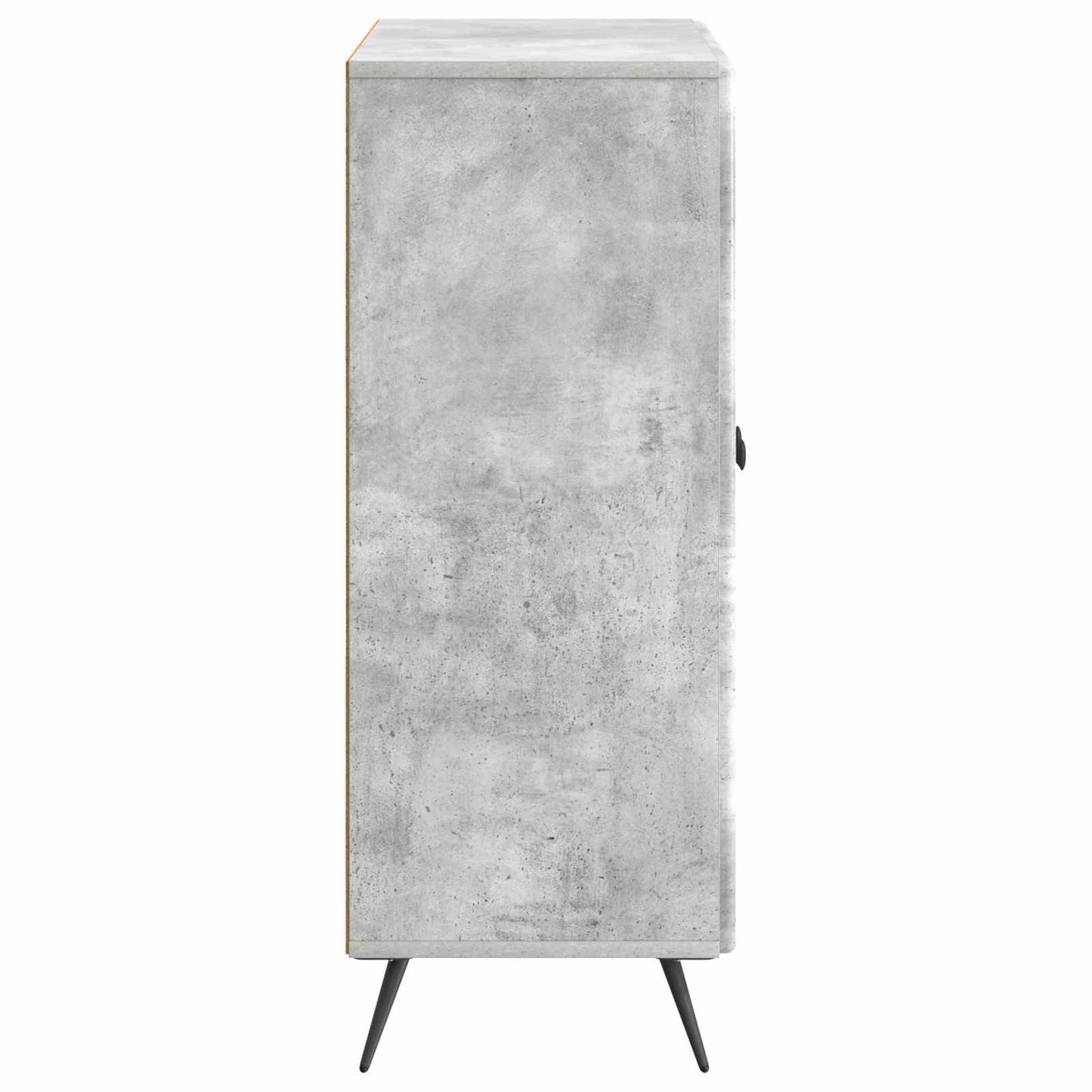 Dressoir Betongrijs 66 x 34,5 x 90 cm Bewerkt hout