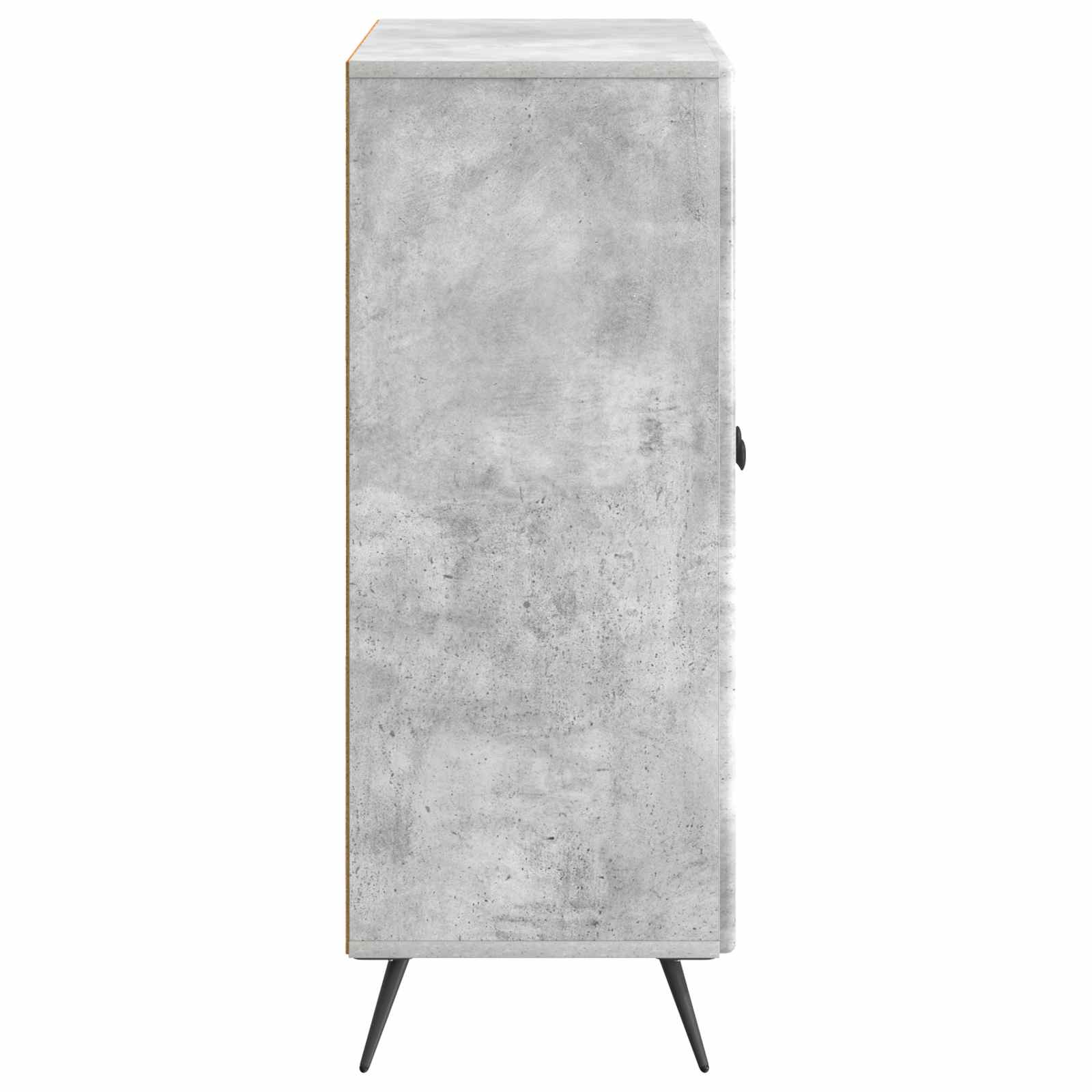 Dressoir Betongrijs 66 x 34,5 x 90 cm Bewerkt hout