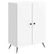 Dressoir 66x34,5x90 cm hoogglans wit bewerkt hout