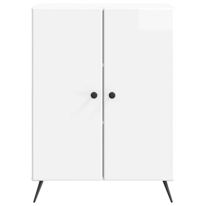 Dressoir Hoogglans Wit 66 x 34,5 x 90 cm Bewerkt hout