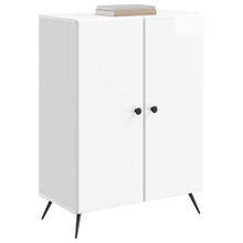 Dressoir Hoogglans Wit 66 x 34,5 x 90 cm Bewerkt hout