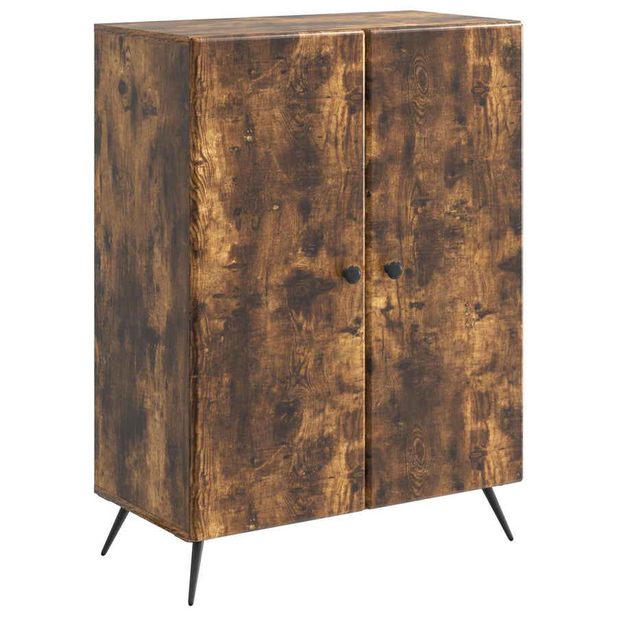 Dressoir Gerookt eiken 66 x 34,5 x 90 cm Bewerkt hout