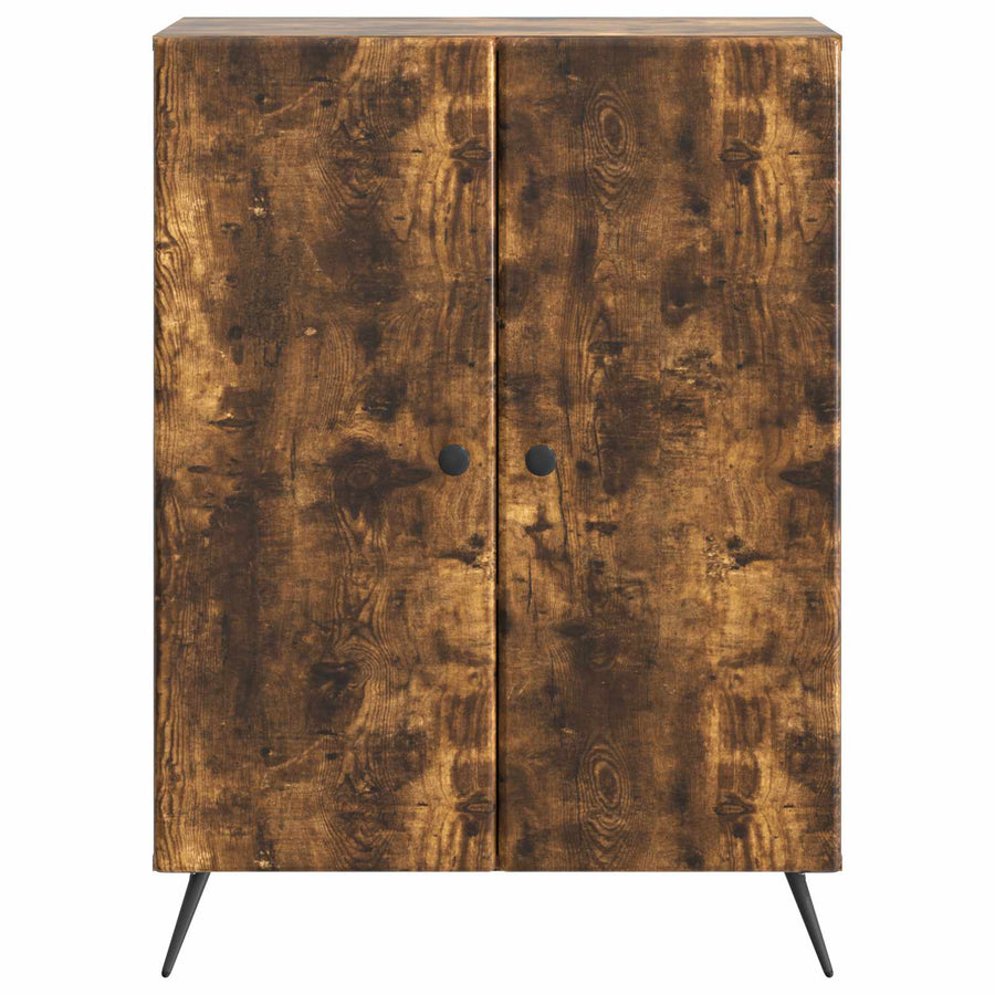 Dressoir Gerookt eiken 66 x 34,5 x 90 cm Bewerkt hout