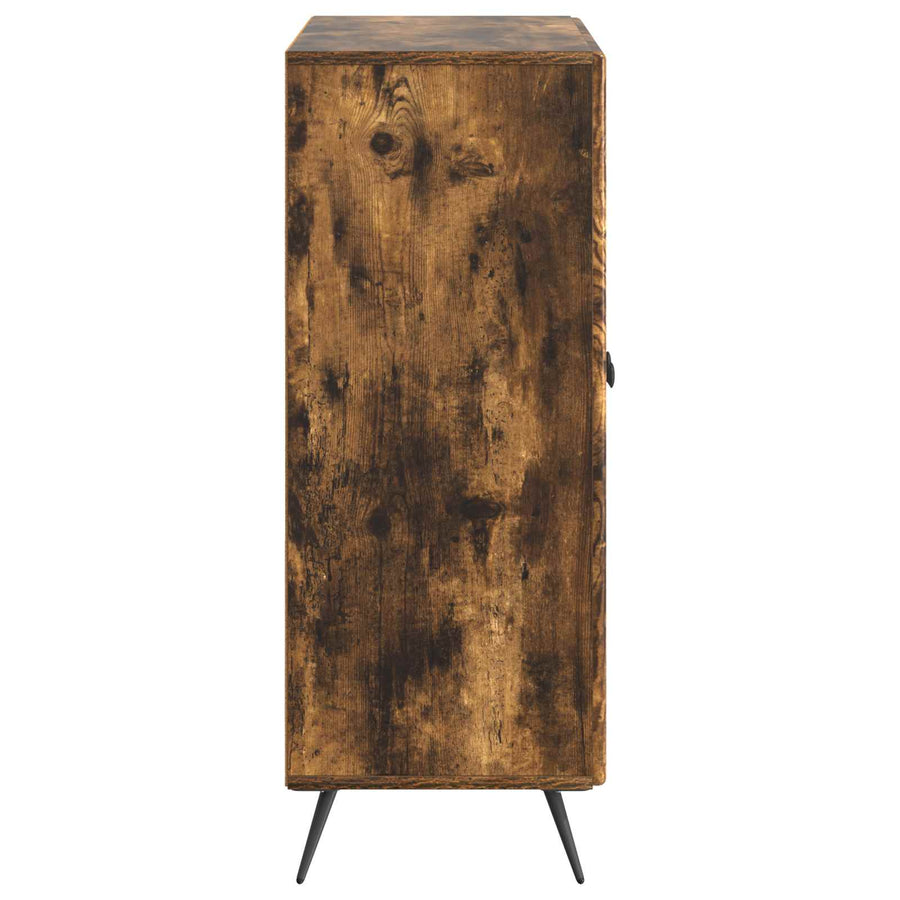 Dressoir Gerookt eiken 66 x 34,5 x 90 cm Bewerkt hout