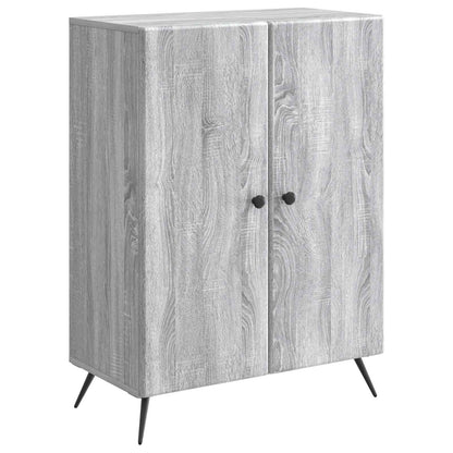 Dressoir Grijs sonoma 66 x 34,5 x 90 cm Bewerkt hout