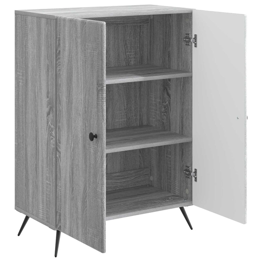 Dressoir Grijs sonoma 66 x 34,5 x 90 cm Bewerkt hout