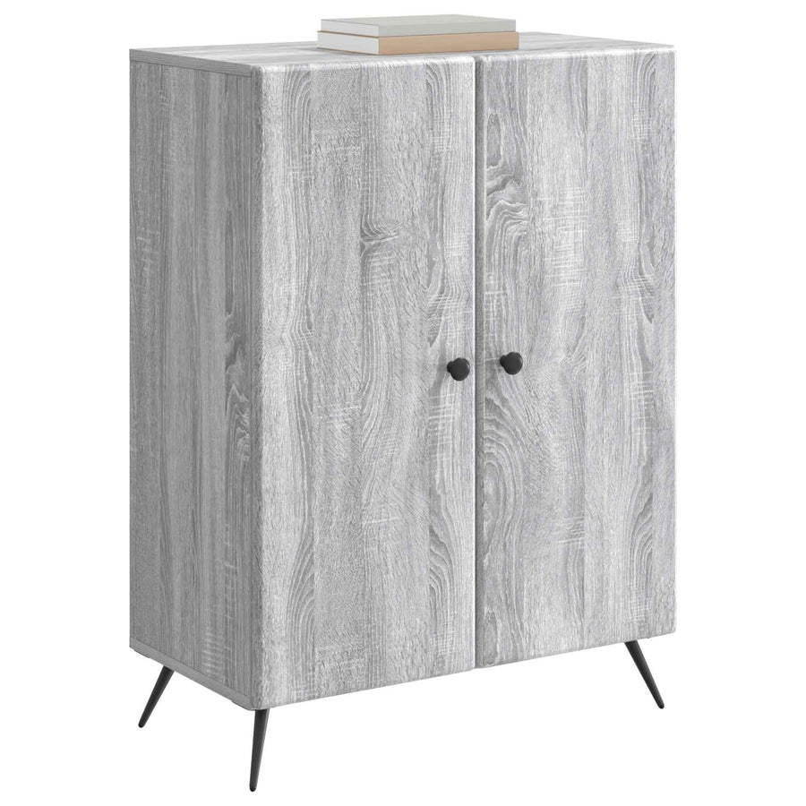 Dressoir Grijs sonoma 66 x 34,5 x 90 cm Bewerkt hout