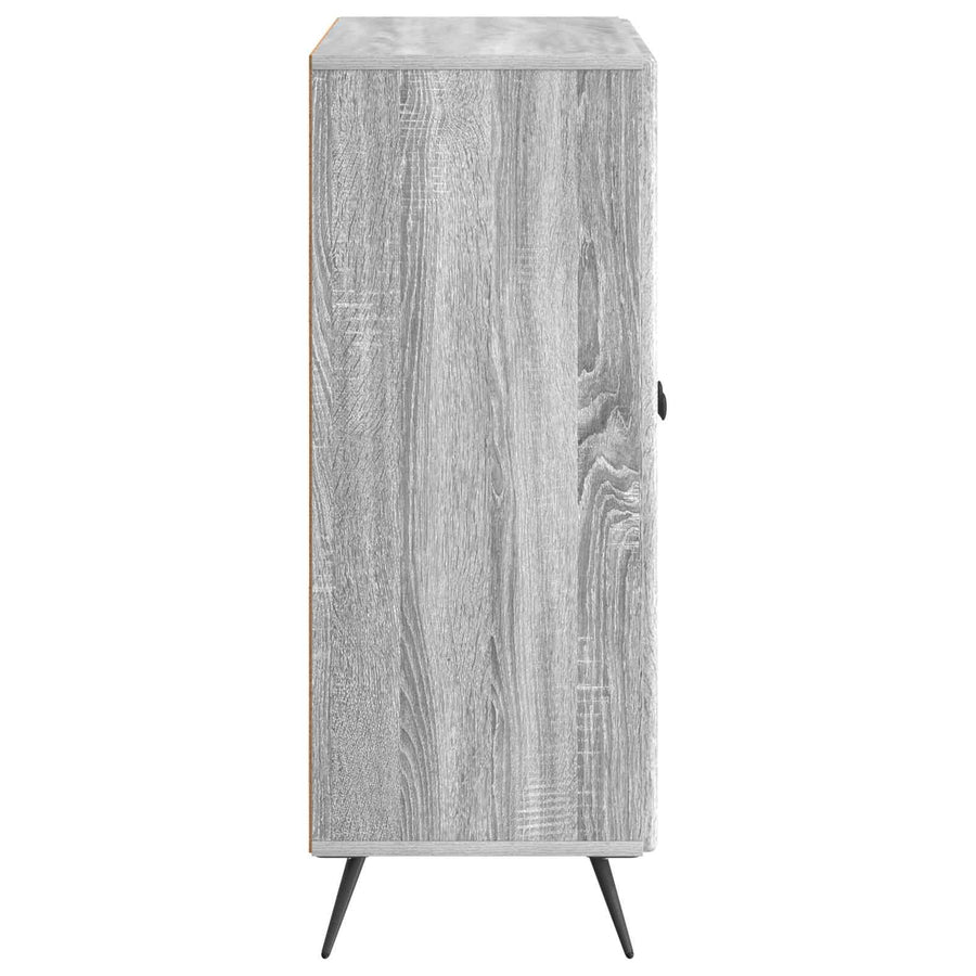 Dressoir Grijs sonoma 66 x 34,5 x 90 cm Bewerkt hout