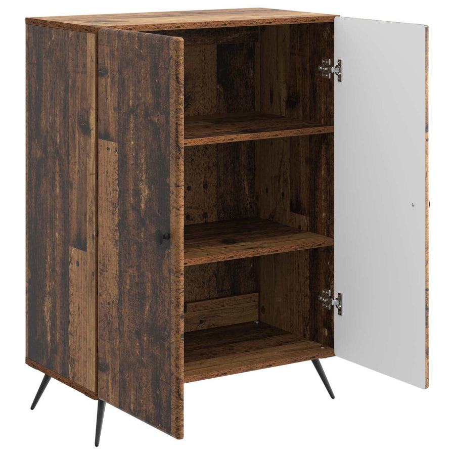 Dressoir Oud hout 66 x 34,5 x 90 cm Bewerkt hout