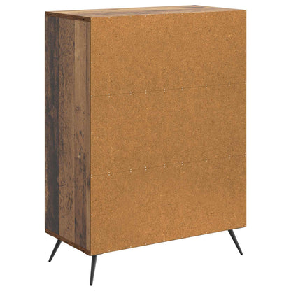 Dressoir Oud hout 66 x 34,5 x 90 cm Bewerkt hout