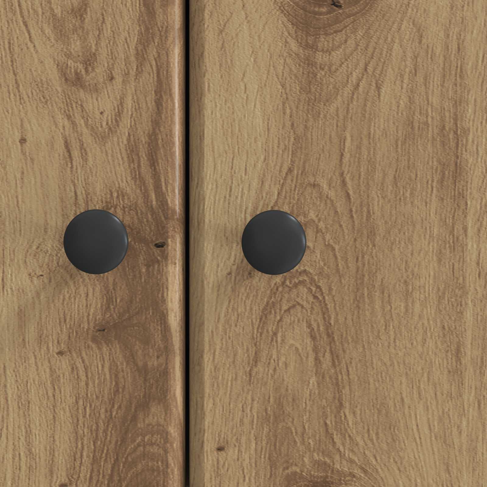 Dressoir Artisanaal eiken 66 x 34,5 x 90 cm Bewerkt hout