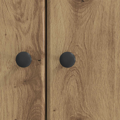 Dressoir Artisanaal eiken 66 x 34,5 x 90 cm Bewerkt hout