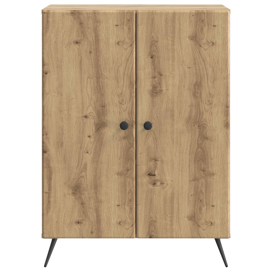 Dressoir Artisanaal eiken 66 x 34,5 x 90 cm Bewerkt hout