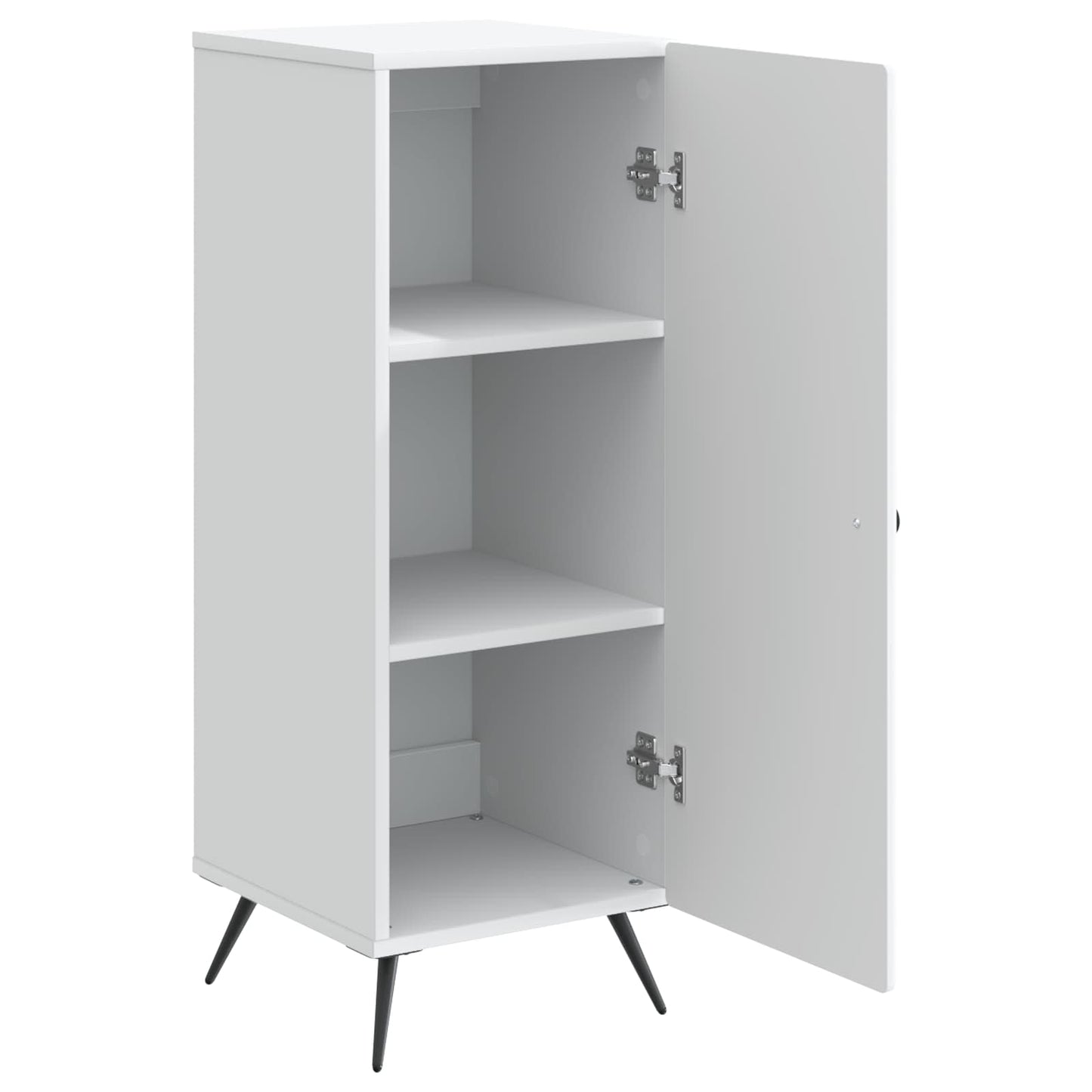 Dressoir Wit 33 x 34,5 x 90 cm Bewerkt hout