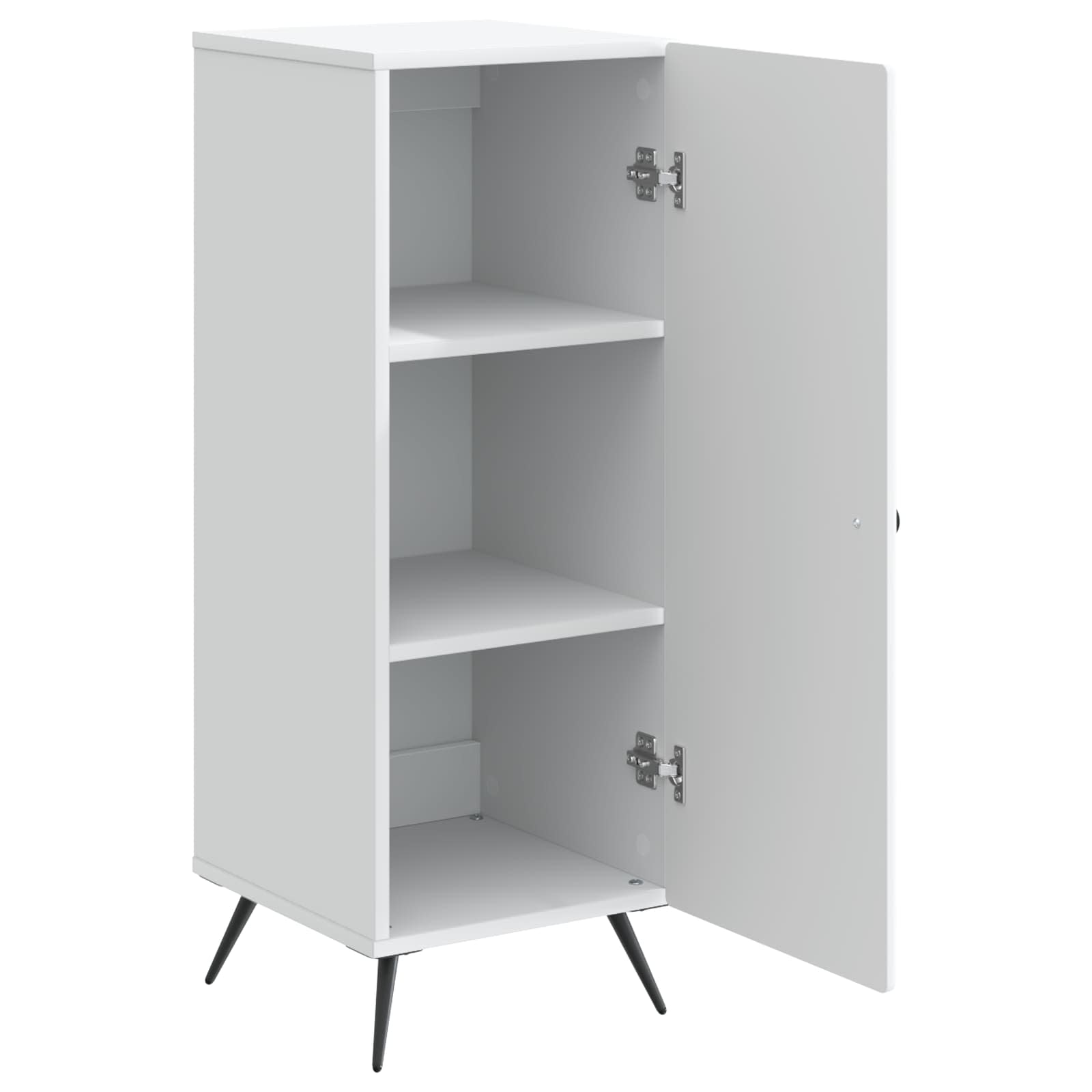 Dressoir Wit 33 x 34,5 x 90 cm Bewerkt hout