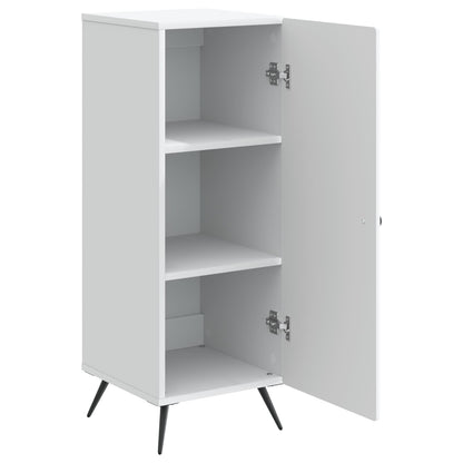 Dressoir Wit 33 x 34,5 x 90 cm Bewerkt hout